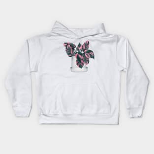 Philodendron Pink Princess Kids Hoodie